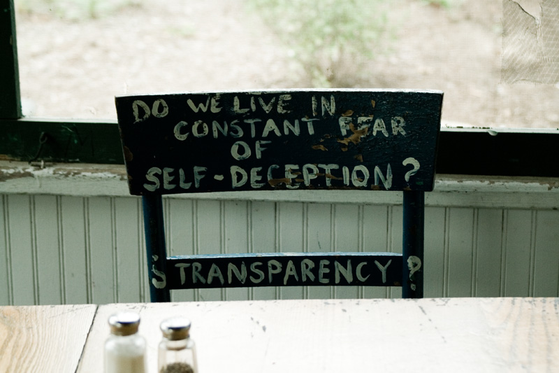 Transparency!