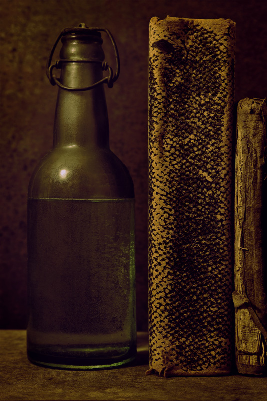 Bottle & Books (Alphabet Series #2- B)