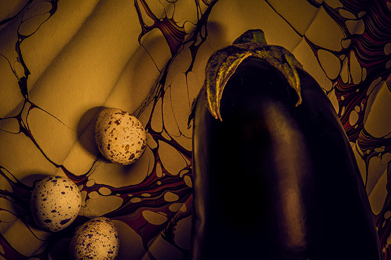 Side by Side Series #2: Eggplant and Brant Eggs