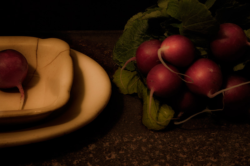 Side by Side Series #3: Radishes and Bad Dishes
