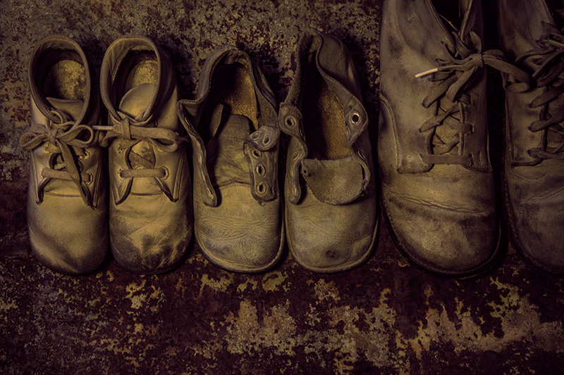 Numbers Series #3: Number 6: Six Shoes