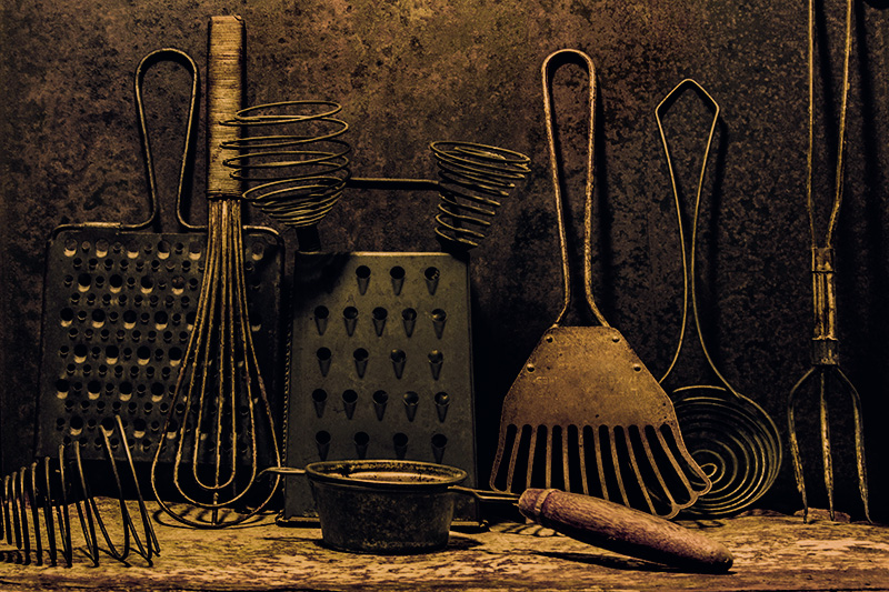 Numbers Series #3: Number 10 (#2): Ten Kitchen Implements
