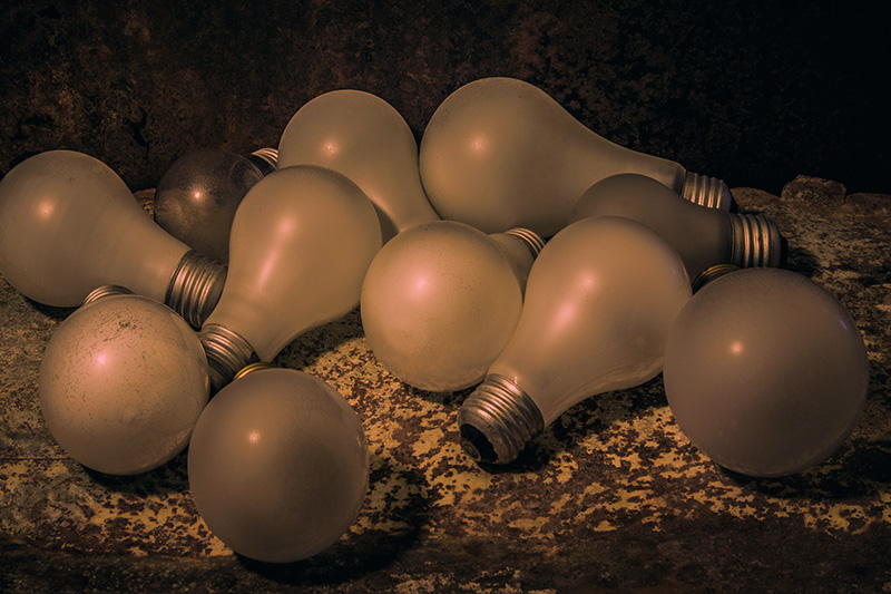 Numbers Series #3: Number 11: Eleven Bulbs