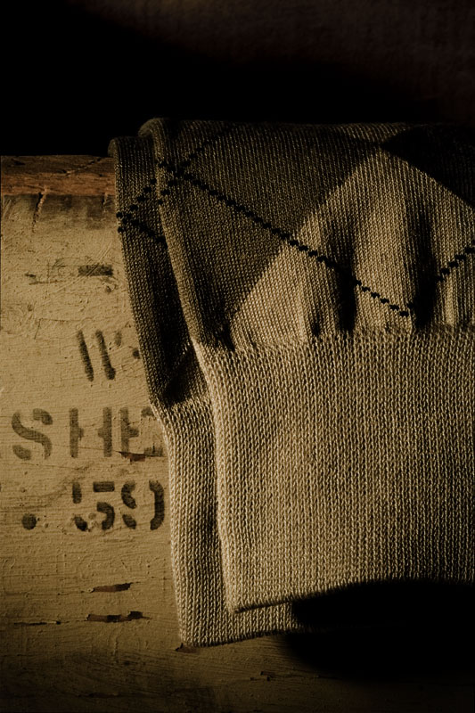 Argyle Socks on a Wooden Box (Rhyming Series)