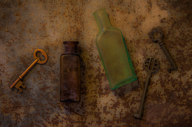 Three Keys & Two Bottles