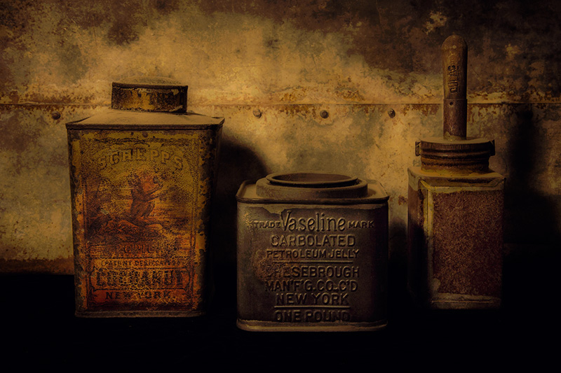 Three Lidded Cans